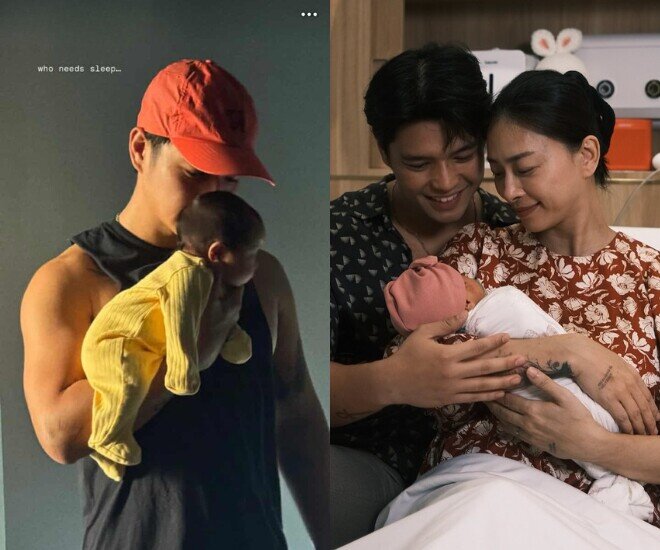 Ngô Thanh Vân và Huy Trần được nhiều bố mẹ bỉm khen ngợi trong vai trò làm cha làm mẹ.