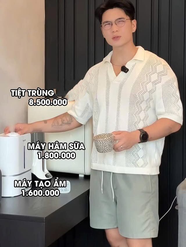 Bố bỉm sắm toàn những loại máy đời mới nhất, đắt tiền bậc nhất.