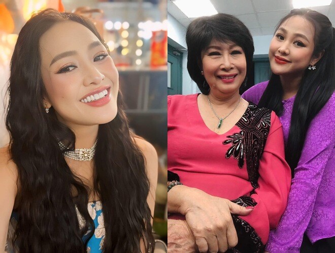 Diễn viên Trà Ngọc và mẹ chồng - NSƯT Kim Phương.