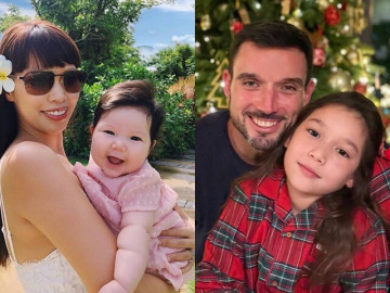 Bị trêu đẻ thuê vì con gái lai Tây càng lớn càng giống bố, siêu mẫu Hà Anh đáp quá chuẩn