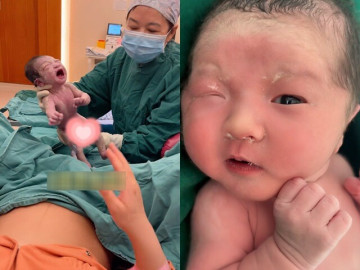 Yêu con - Bé sơ sinh chào đời khóc suốt không thể dỗ, cảnh tượng lúc đưa lại gần mẹ khiến ai cũng khó tin