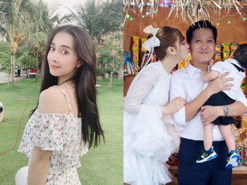 Yêu con - Hoa khôi ĐH Sân khấu điện ảnh giống Nhã Phương như đúc, có con trai học chung với Destiny nhà Trường Giang