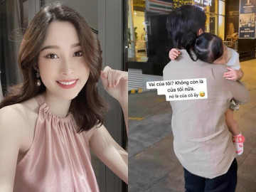 Yêu con - Xinh đẹp, giỏi giang, Hoa hậu Đặng Thu Thảo cũng phải chịu đi phía sau, hờn dỗi khi chồng doanh nhân bị con gái "cướp"