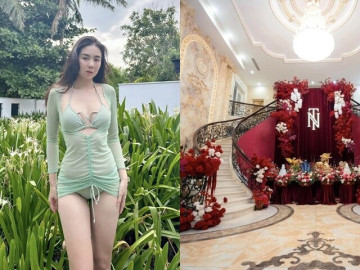 MC Đài truyền hình VN 35 tuổi sinh con cùng chồng đại gia, bỉm sữa sướng trong biệt thự lung linh như lâu đài ở Bắc Ninh