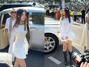 Nữ sinh xinh như Hoa hậu đi xe Rolls-Royce chục tỷ đến trường ở TP.HCM, đi hát để thỏa đam mê, cát xê chỉ làm từ thiện