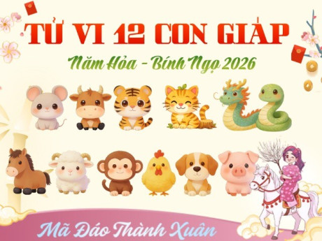 Eva tám - Tử vi 12 con giáp trong năm mới Bính Ngọ 2026