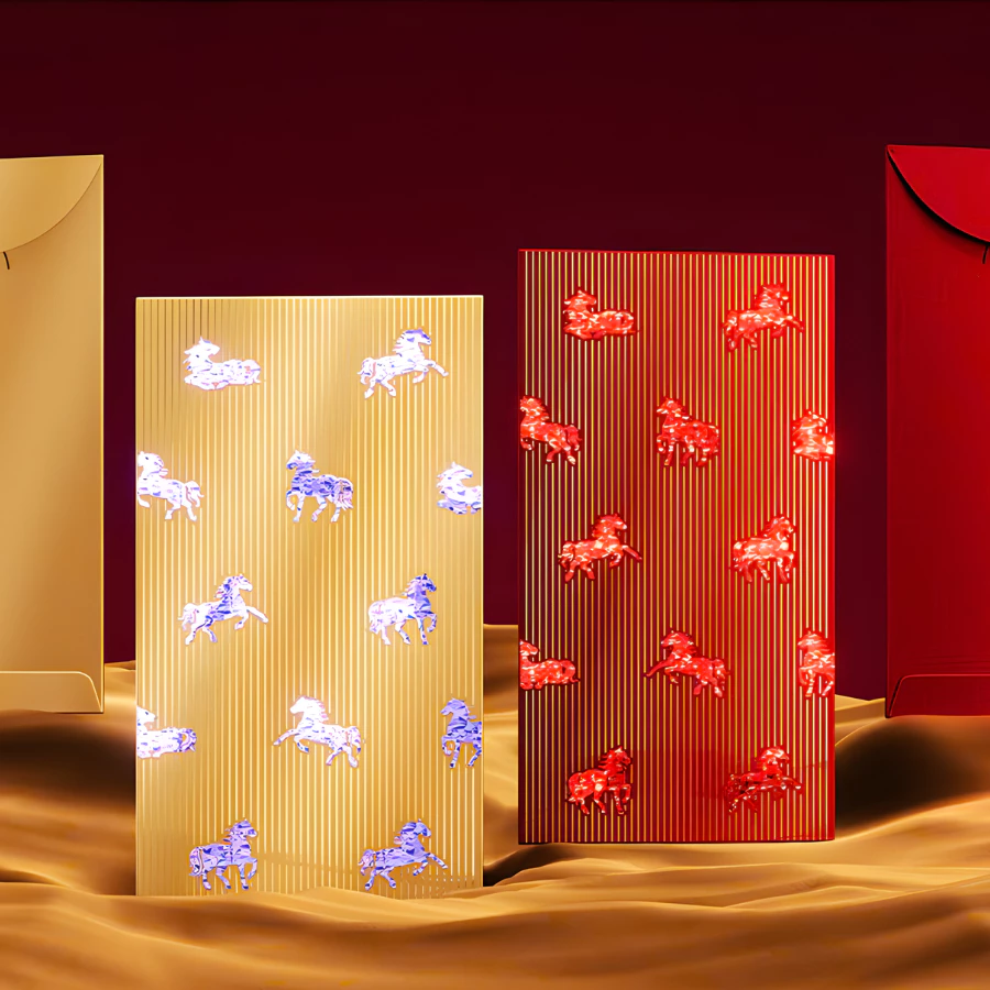 Giá trung bình cho chiếc bao lì xì phong cách lấp lánh, sang trọng này là từ 25.000 đồng/chiếc.