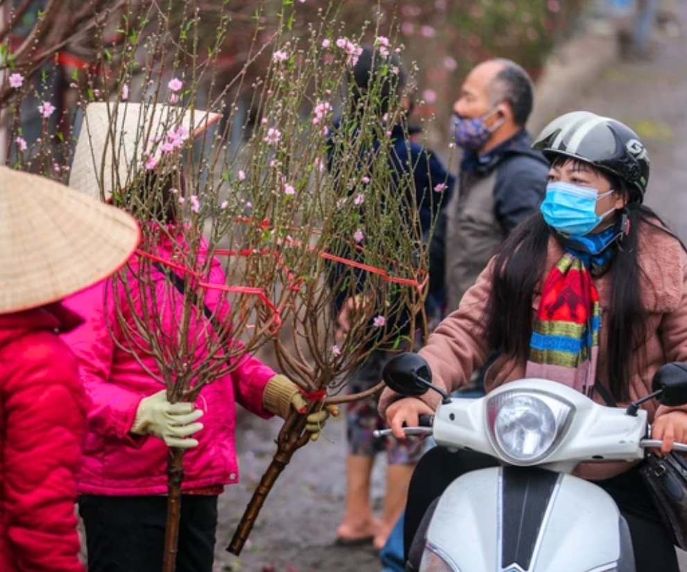 Không khí lạnh tràn về đúng ngày mùng 1 Tết.