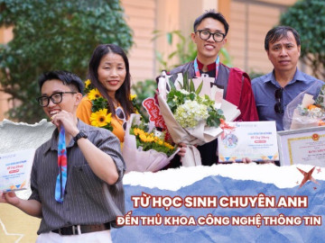 Nam sinh chuyên Anh trở thành Thủ khoa CNTT bằng cách học “không giống ai”, đặt mục tiêu trở thành kỹ sư AI