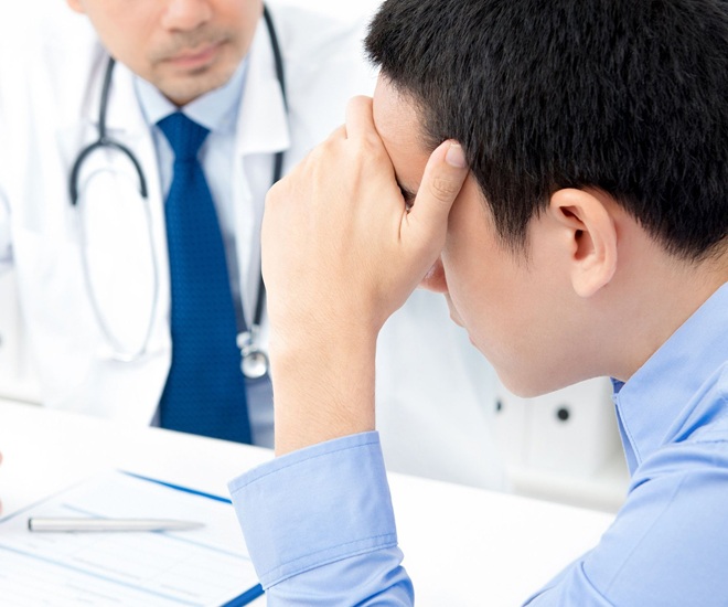 Rất nhiều thanh niên có dấu hiệu suy sinh dục nhưng không đi khám sớm. Ảnh minh họa. 