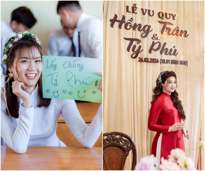 Đám cưới của Hồng Trân đang nhận được nhiều sự chú ý của cộng đồng mạng.