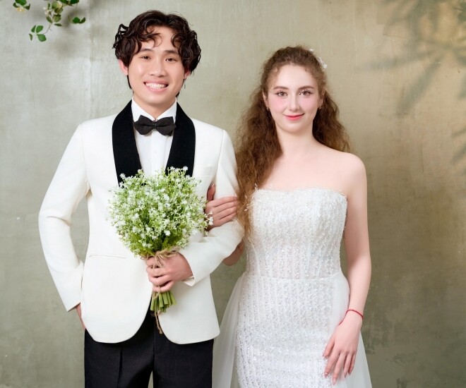 Xuân Trường và Jennifer Glediser.