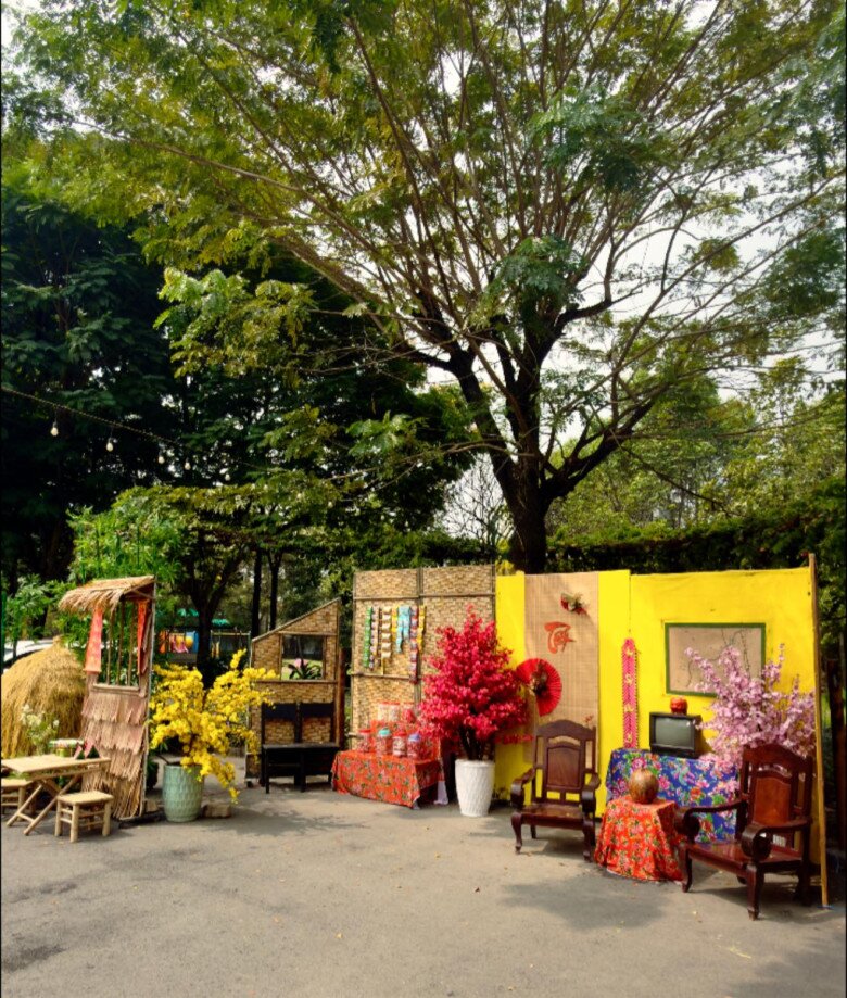 Biệt thự hàng chục tỷ của NSND Trịnh Kim Chi bỗng khoác màu áo làng quê, cô trò dựng tiểu cảnh đặc sắc - 14