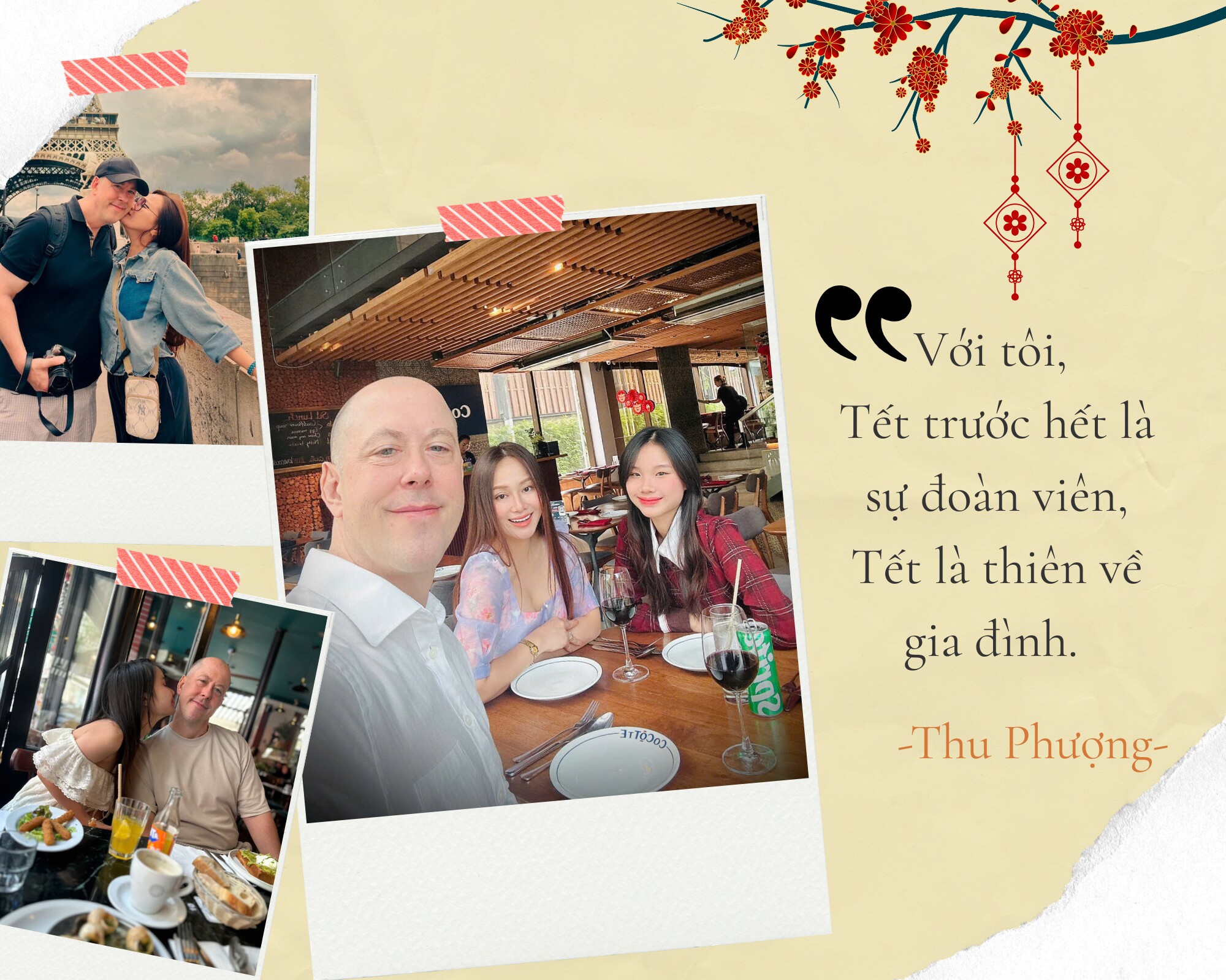 Ca sĩ Thu Phượng kể chuyện Tết bên chồng Tây: “Sau những thăng trầm, tôi đã tìm thấy hạnh phúc thật sự mỗi mùa Tết!” - 3
