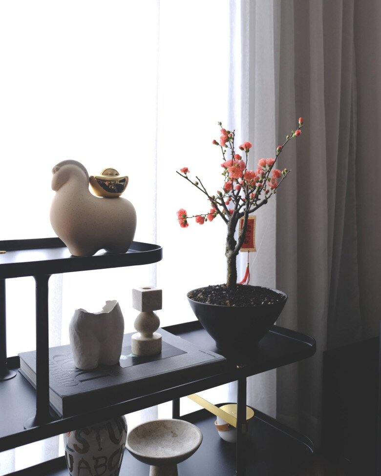 Mà dọn xong cũng quắp vali về quê ăn Tết với ông bà bô luôn. Nhà mình hiện tại theo concept là có gì chơi nấy. Chứa chan tình yêu thương của bạn bè. Chúc mọi người dọn nhà đón Tết đón yêu thương nhé!, anh vui vẻ cho biết.