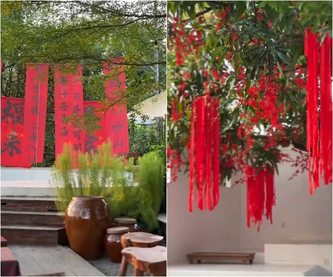 Những góc nhỏ dần hiện ra đúng ý đồ của Vân Trang, mang lại cảm giác ấm cúng cho không gian sống, đậm nét của ngày Tết cổ truyền.