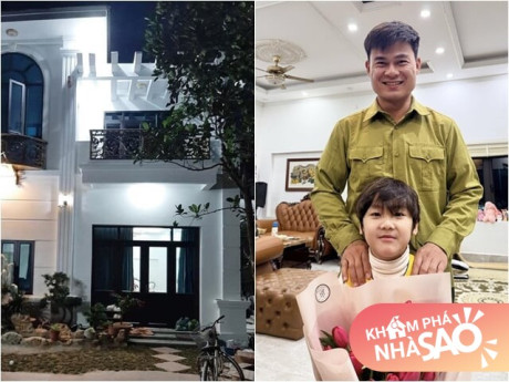 Bên trong biệt thự 5 tầng bề thế của Hòa Minzy, nơi Đại úy Thăng Văn Cương thường về để chăm sóc con