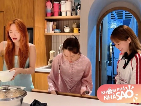 Cận cảnh căn bếp triệu đô của Phạm Quỳnh Anh, đặc biệt nhất ở chiếc tủ lạnh