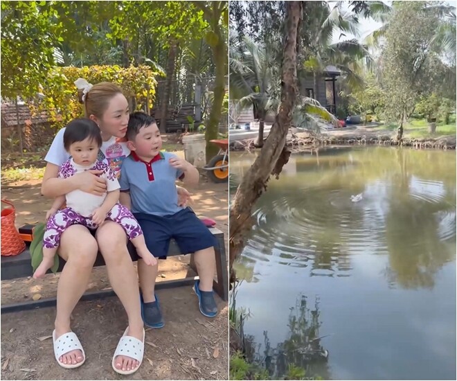 Khu vườn không chỉ đóng vai trò là nguồn cung thực phẩm mà còn là không gian để các thành viên trong gia đình gắn kết với thiên nhiên.