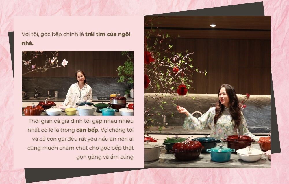 Mẹ 3 con Hà Nội giữ nhà sạch bóng nhờ 4 nguyên tắc nhỏ, góc bếp lúc nào cũng rợp sắc hương - 7