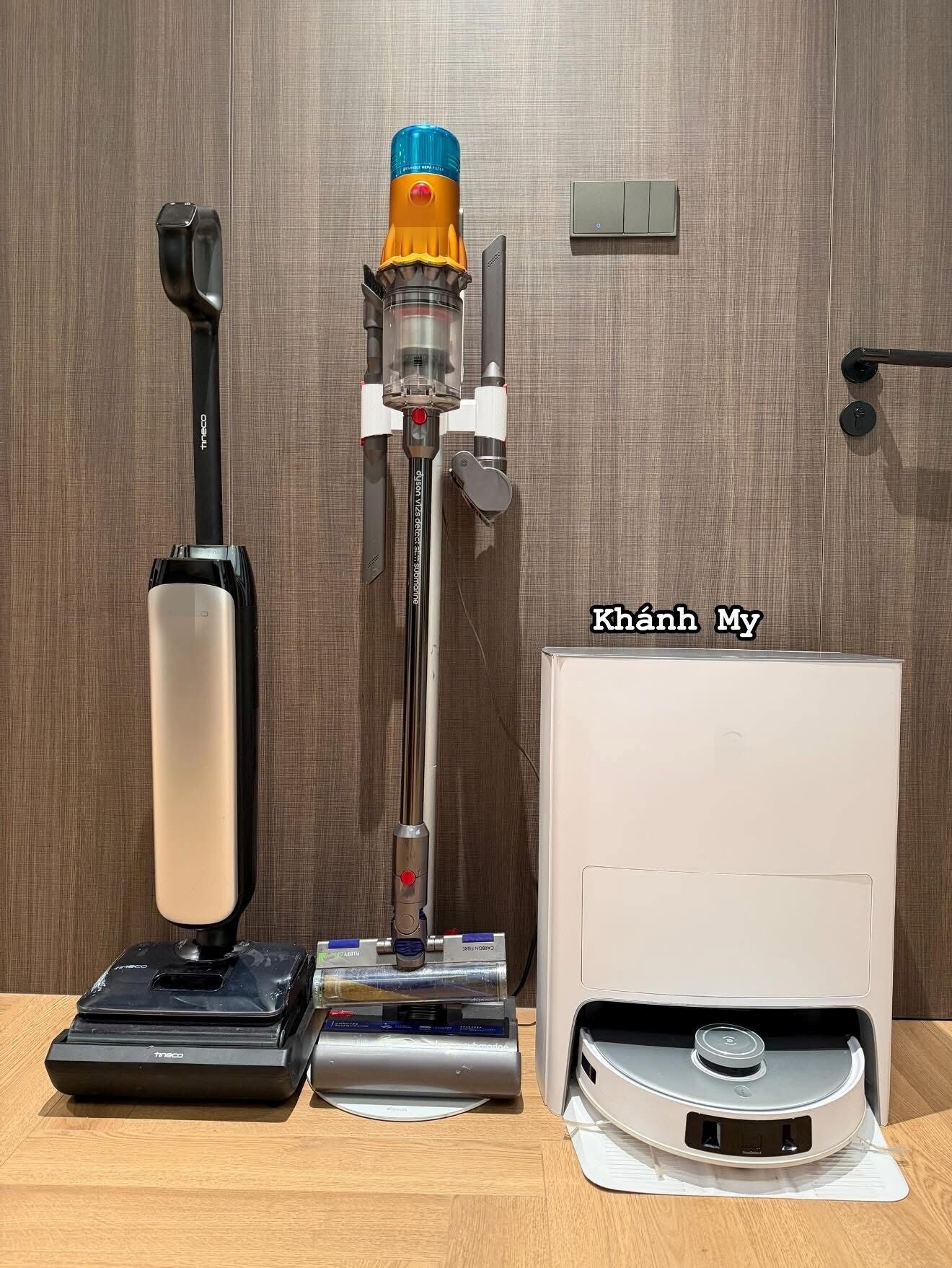 Bộ 3 giúp việc đắc lực của gia đình chị Khánh.