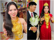 Yêu - Cô dâu Đồng Tháp đội vương miện vàng, nhận gần 30 cây vàng trong đám cưới