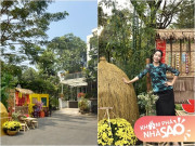 Nhà đẹp - Biệt thự hàng chục tỷ của NSND Trịnh Kim Chi bỗng khoác màu áo làng quê, cô trò dựng tiểu cảnh đặc sắc