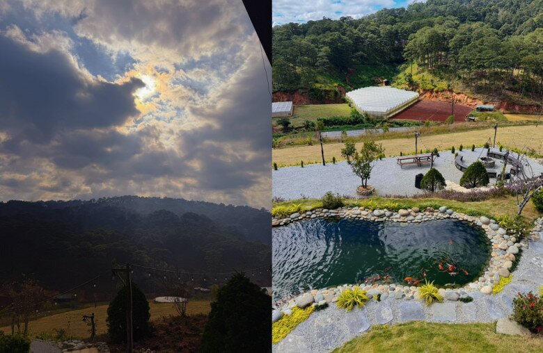 Sự kết hợp giữa tiếng nước chảy róc rách và khí trời se lạnh tạo nên một liều thuốc tinh thần cực kỳ hiệu quả sau những ngày làm việc.