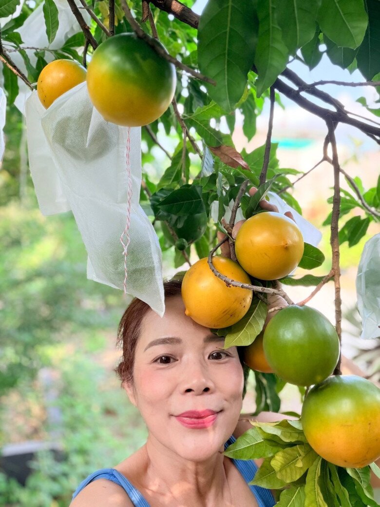 Nữ đại gia Vbiz thích làm nông dân: Khu đất mới đếm mỏi tay không hết cây trái, vườn tược rộng thênh thang - 6