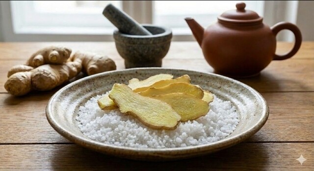 Khi đặt gừng muối, hãy nhớ thay mới thường xuyên. Ảnh minh họa: TL