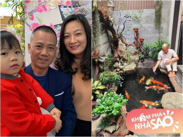 Nhà đẹp - "Thiên Lôi xấu nhất" lấy vợ từng đi thi Hoa hậu sống trong cơ ngơi 4 tầng, có hồ cá Koi tuyệt đẹp