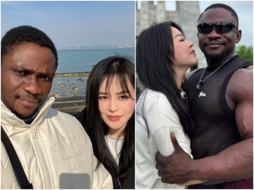 Phải lòng "chị đẹp" hơn 3 tuổi, HLV thể hình châu Phi quyết ở rể, sinh 2 con lai cho theo họ mẹ