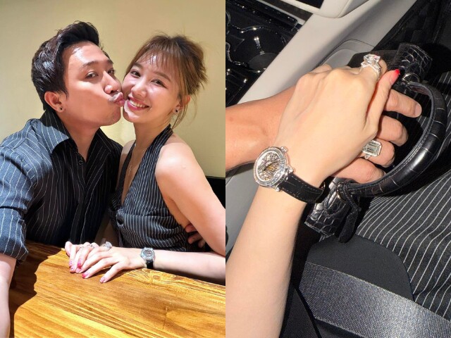 Hari Won nói cảm ơn sau 10 năm yêu Trấn Thành, cứ gia hạn hợp đồng là khoe nhẫn kim cương khổng lồ