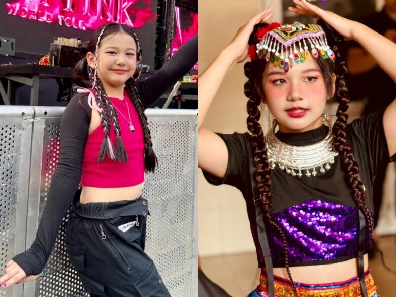 Na học trường quốc tế, bộc lộ năng khiếu nghệ thuật từ bé.