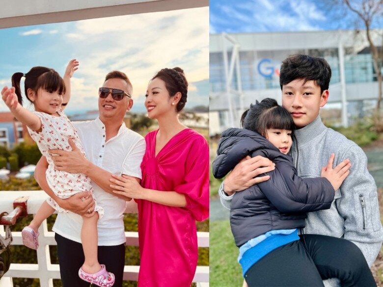 Bé Nấm là út cưng của cả nhà.