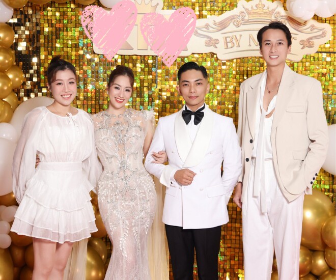 Vợ chồng Khánh Thi mở tiệc dạ hội khiêu vũ.