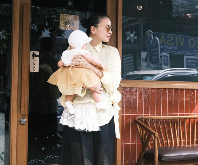 Ngô Thanh Vân thông báo thanh lý đồ dùng, quần áo của con gái 5 tháng tuổi.