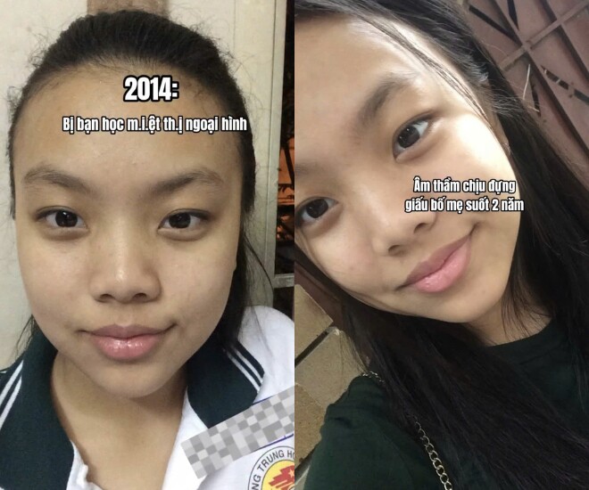 Từng có thời gian con gái Đức Hải gặp khó khăn vì bị miệt thị ngoại hình.