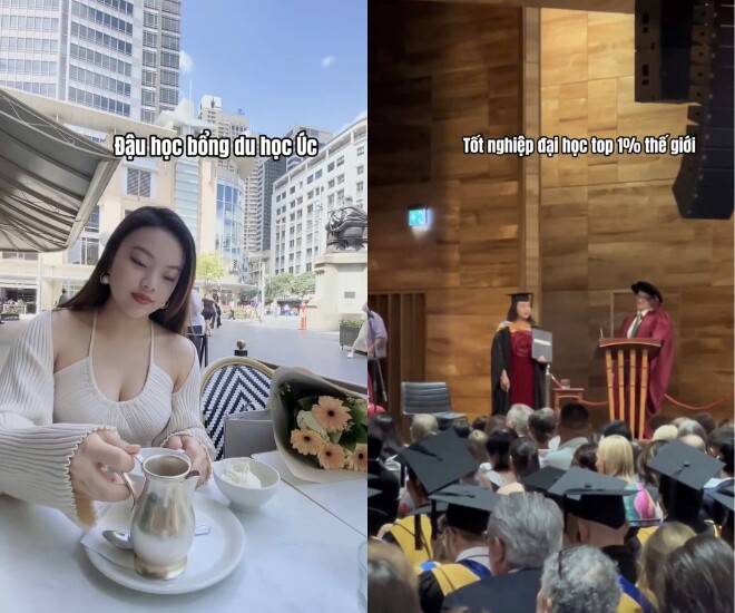 Nhờ nỗ lực, Hải My đậu học bổng du học và tốt nghiệp trường đại học danh giá tại Úc.