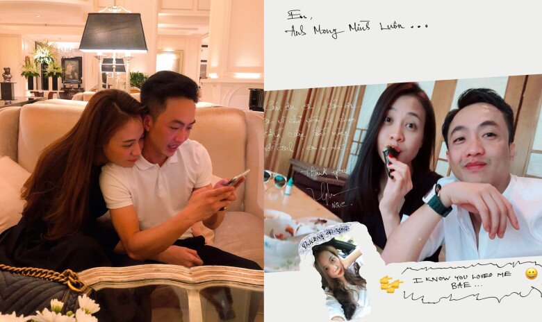 Đàm Thu Trang tình cảm nói cảm ơn chồng, Cường Đô La thấy ngỡ ngàng tưởng vợ bị mất điện thoại - 2