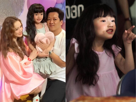 Con gái 6 tuổi thích catwalk của Trường Giang, Nhã Phương