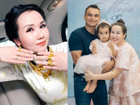 Võ Hạ Trâm kỷ niệm 7 năm cưới đại gia Ấn Độ, gọi ông xã là người chồng, người cha tuyệt vời