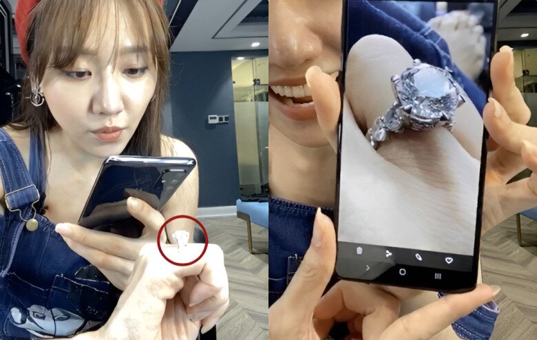 Năm 2019, bà xã Trấn Thành được chồng tặng thêm nhẫn kim cương.