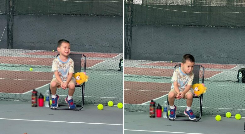 Bé Leon có nhiều biểu cảm ngộ nghĩnh.