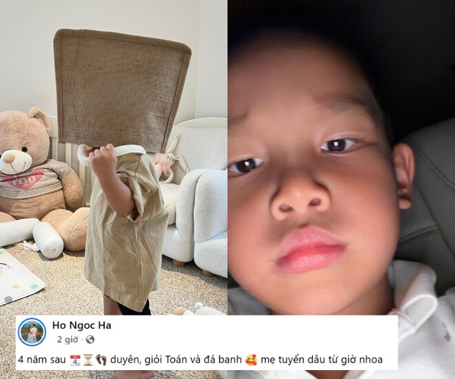 Khoe ảnh con trai, Hồ Ngọc Hà thông báo tuyển dâu.