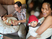 Giải trí - Bố chồng Hoa hậu H'Hen Niê sang nhà thăm cháu nội, em bé Ê Đê nay chân dài bụ sữa trông cực yêu