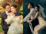 Giải trí - Á hậu Phương Nhi và chồng đèo nhau xe đạp trong ảnh cưới