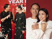 Giải trí - Tăng Thanh Hà mừng tiệc tất niên với thiếu gia Louis Nguyễn, cảnh vợ chồng nâng ly rượu mừng tình như lễ cưới