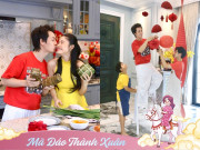 Giải trí - Đăng Khôi - Thủy Anh trang trí biệt thự đón Tết Bính Ngọ, vừa sinh con thứ 3 nay lại đón tin vui