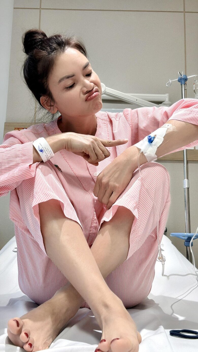 Hình ảnh Phạm Phương Thảo nhập viện hồi đầu năm 2026.